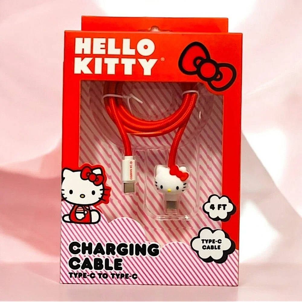🎀 Hello Kitty - Charging Cable - Type C - 4 feet